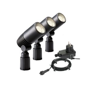 Garden Lights, 12V Wegeleuchte - Alder 3er Set, 5,4W, Warmweiß, IP44 Garden Lights, 12V Wegeleuchte - Alder 3er Set, 5,4W, Warmweiß, IP44