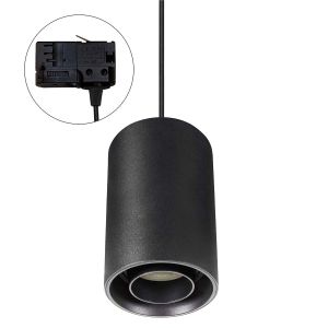 230V LED 3-Phasen Schienenleuchte - Spot Chloe - 10W - GU10, schwarz 230V LED 3-Phasen Schienenleuchte - Spot Chloe - 10W - GU10, schwarz
