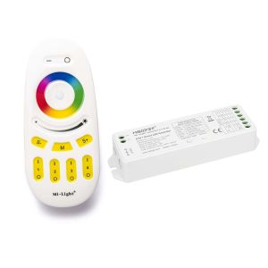 4 Zonen Funk LED Controller – 3 Kanal – RGB – mit Touch-Fernbedienung 4 Zonen Funk LED Controller – 3 Kanal – RGB – mit Touch-Fernbedienung