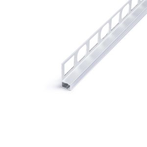 Aluminium LED Fliesenabschluss Profil in Wunschlänge, schmal, 2,78 x 1,1cm Aluminium LED Fliesenabschluss Profil in Wunschlänge, schmal, 2,78 x 1,1cm