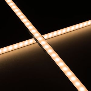 24V wasserfeste Aluminium LED Leiste – warmweiß – 100cm – diffuse Abdeckung – IP65 24V wasserfeste Aluminium LED Leiste – warmweiß – 100cm – diffuse Abdeckung – IP65