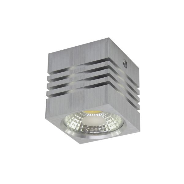 GUSTI LED - Aufbau Deckenspot in silber - 3 W - Lichtfarbe: neutralweiß