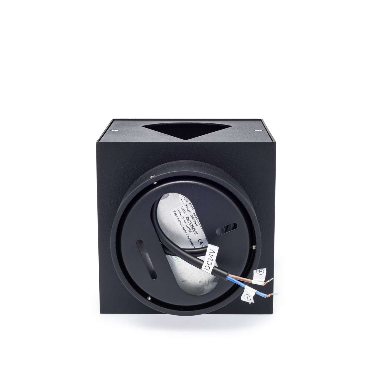 Wandleuchte mit 2 verschiedenen Lichtaustritten oben und unten