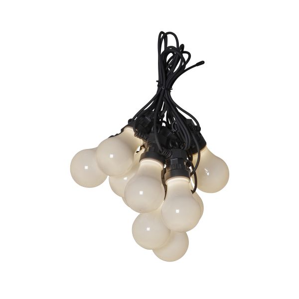 Circus - Lichterkette für außen - 4,05 m - 10 LEDs - Netzbetrieb - Warmweiß