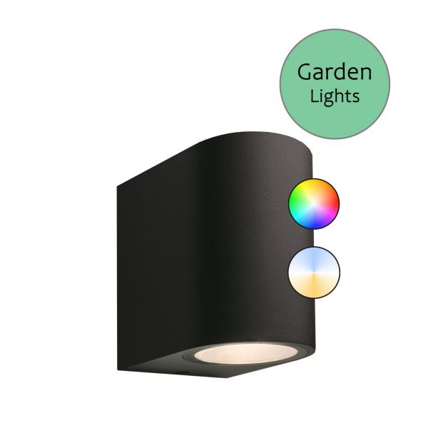 12V SMART Wandleuchte - Garden Lights - Gilvus Plus, 5W, RGB + CCT, IP44, per App steuerbar