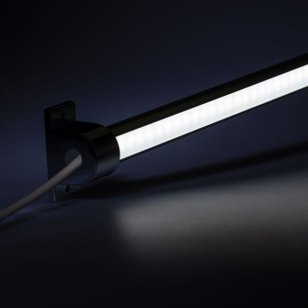 24V Aluminium LED Leiste - einstellbare Abstrahlrichtung– weiß – diffuse Abdeckung
