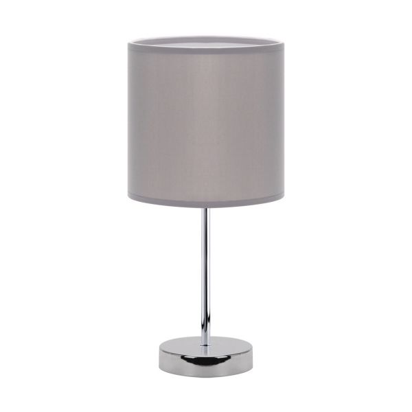 AGNES - Tischleuchte indoor in grau/chrom - Lichtfarbe: individuell wählbar