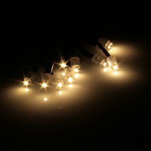 10er Pack 12V LED mit Kabel und Vorwiderstand - warmweiß 120° 10er Pack 12V LED mit Kabel und Vorwiderstand - warmweiß 120°