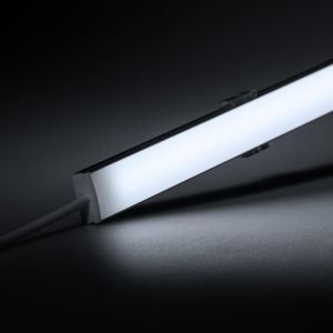 12V Slim-Line Aluminium High Power LED Leiste – weiß – diffuse Abdeckung 12V Slim-Line Aluminium High Power LED Leiste – weiß – diffuse Abdeckung