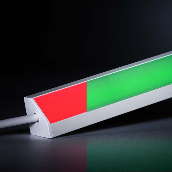 24V White Line LED Eckleiste - COB - RGB - diffuse Abdeckung