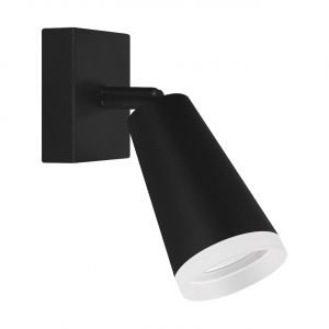 SANA 1 - Decken Spotleuchte in schwarz - Lichtfarbe: individuell wählbar SANA 1 - Decken Spotleuchte in schwarz - Lichtfarbe: individuell wählbar