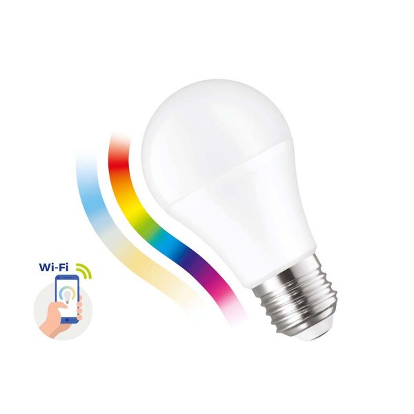 LED Leuchtmittel E27 -13W, 230V - RGBW - CCT - WiFi, BT - dimmbar - SMART