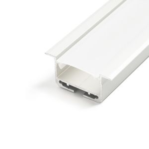 Aluminium LED Einbau Profil in Wunschlänge, ideal, 3,84 x 1,81cm Aluminium LED Einbau Profil in Wunschlänge, ideal, 3,84 x 1,81cm