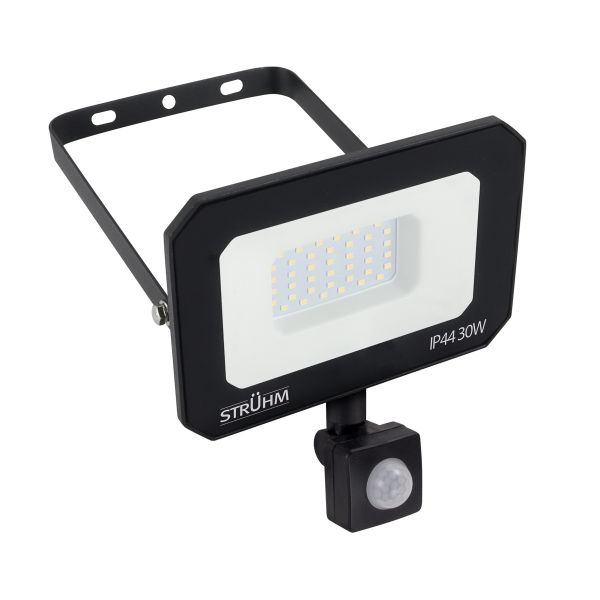 Aston - LED Strahler mit Bewegungsmelder - 14 x 15,5 x 5,3 cm - 30 W - Lichtfarbe: Neutralweiß