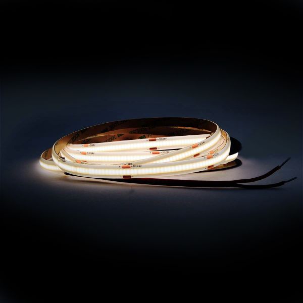 24V wasserfester COB LED Streifen - neutralweiß - IP65 - 8mm breit - alle 5cm teilbar