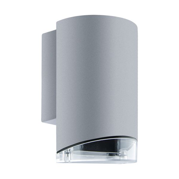 Ideus, 230V LED - Wandleuchte - Kasjan - 35W - GU10, grau, IP54
