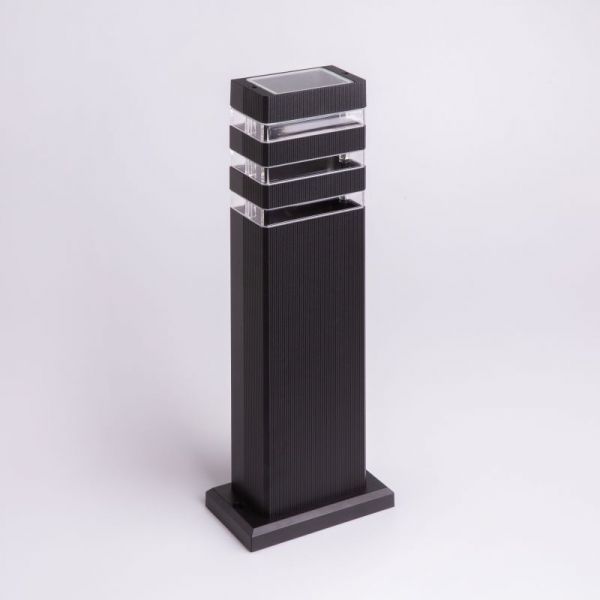 Eco Light, LED - Wegeleuchte - schwarz, GU10, 230V, IP44, 110 x 65 x 400 mm