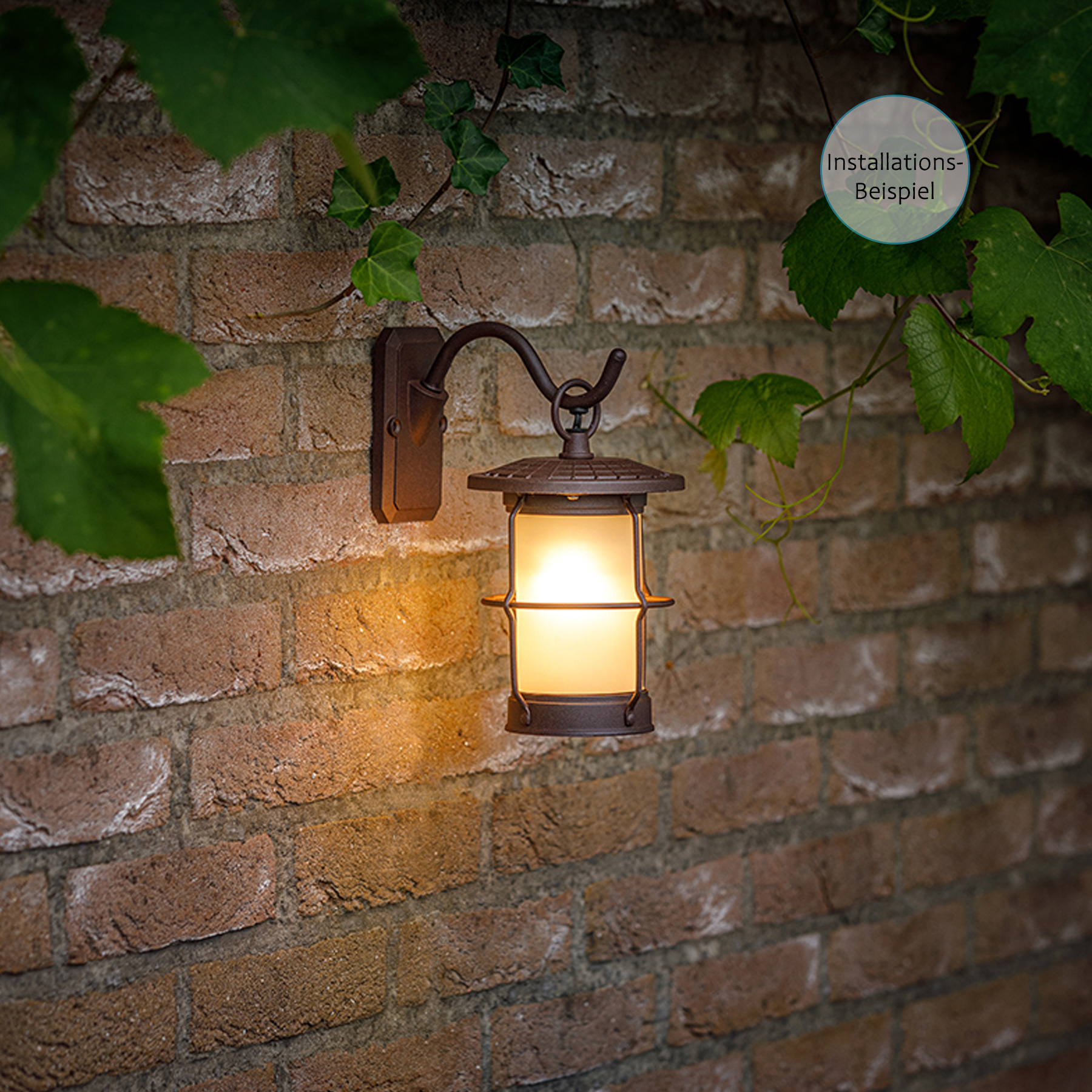 12V Wandleuchte Garden Lights Callisto, 1,1W, warmweiß,