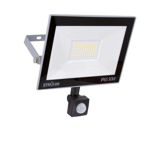 Kroma - LED Strahler mit Bewegungsmelder - 22,9 x 22 x 5,9 cm - 50 W - Lichtfarbe: Kaltweiß