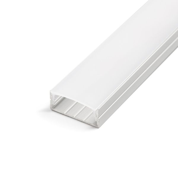 Aluminium LED Aufputz Profil, ideal, 2,35 x 1,0cm