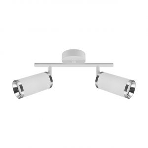 FRIDA SPT 2 - Decken Spotleuchte in weiß/chrom - Lichtfarbe: individuell wählbar FRIDA SPT 2 - Decken Spotleuchte in weiß/chrom - Lichtfarbe: individuell wählbar