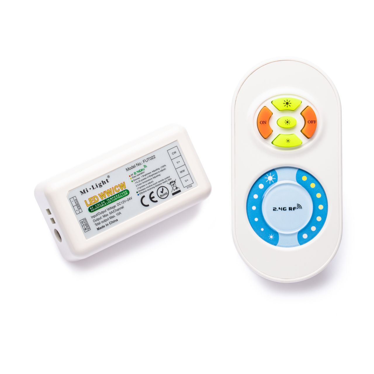 Funk LED Dimmer 2 Kanal mit TouchFernbedienung Funk LED Dimmer 2 Kanal mit TouchFernbedienung