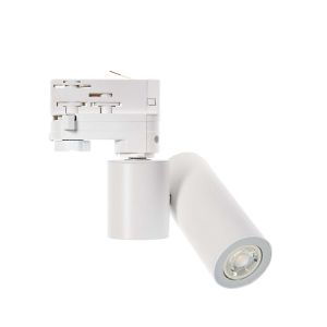 230V LED 3-Phasen Schienenleuchte - Trago Mini  - 4W, MR 11-GU10, weiß 230V LED 3-Phasen Schienenleuchte - Trago Mini  - 4W, MR 11-GU10, weiß