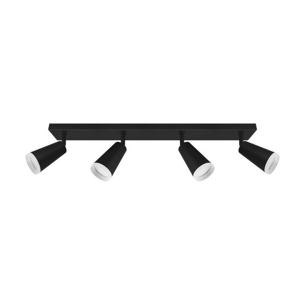 SANA 4 - Decken Spotleuchte in schwarz - Lichtfarbe: individuell wählbar