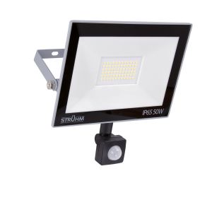 Kroma - LED Strahler mit Bewegungsmelder - 22,9 x 22 x 5,9 cm - 50 W - Lichtfarbe: Kaltweiß Kroma - LED Strahler mit Bewegungsmelder - 22,9 x 22 x 5,9 cm - 50 W - Lichtfarbe: Kaltweiß
