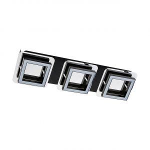 LIPSK LED 3 - Decken Spotleuchte in chrom/schwarz - 3 x 5 W - Lichtfarbe: neutralweiß LIPSK LED 3 - Decken Spotleuchte in chrom/schwarz - 3 x 5 W - Lichtfarbe: neutralweiß