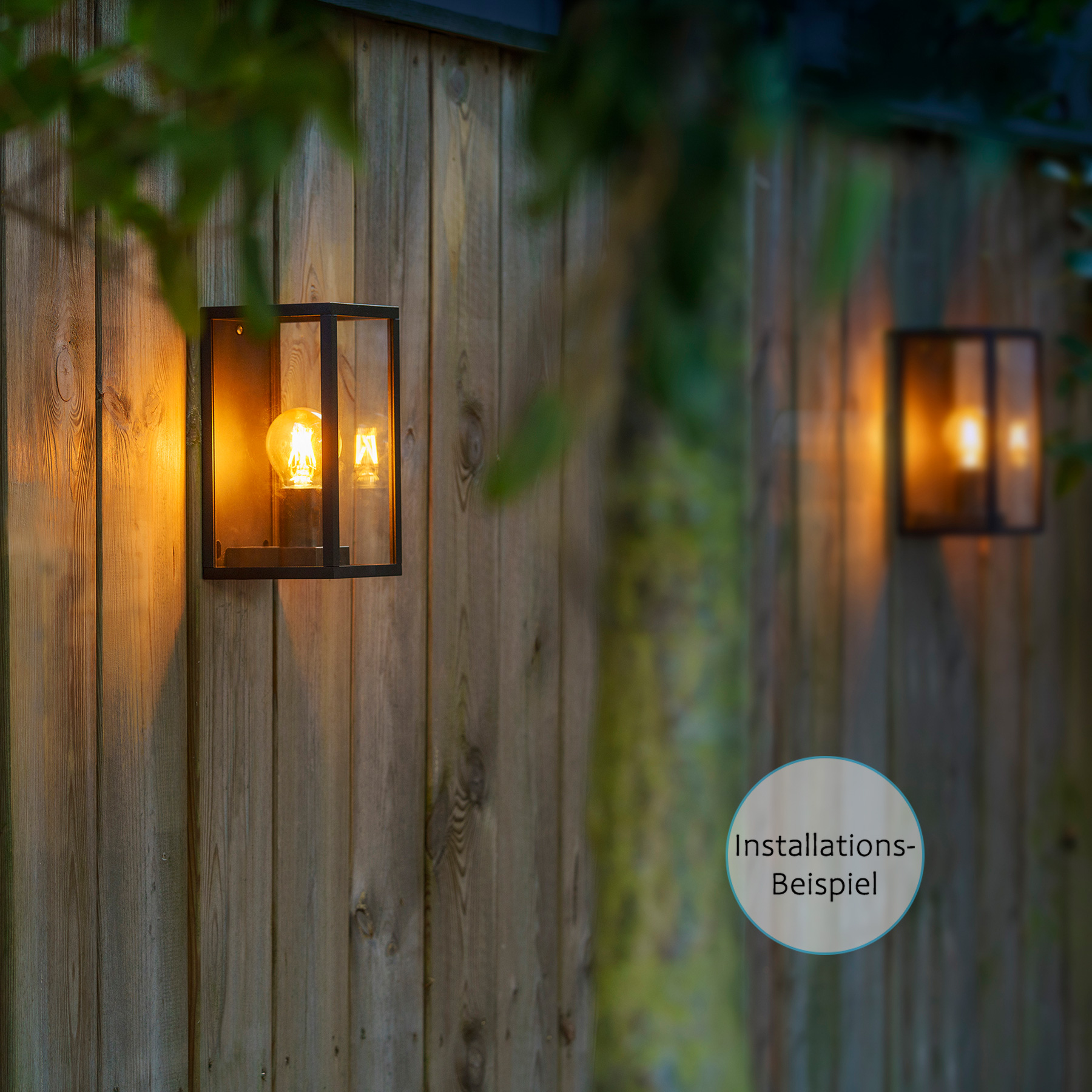 12V Filament Wandleuchte Garden Lights Sitta, 3,5W, extra