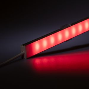 12V Slim-Line Aluminium LED Leiste – RGB – diffuse Abdeckung 12V Slim-Line Aluminium LED Leiste – RGB – diffuse Abdeckung