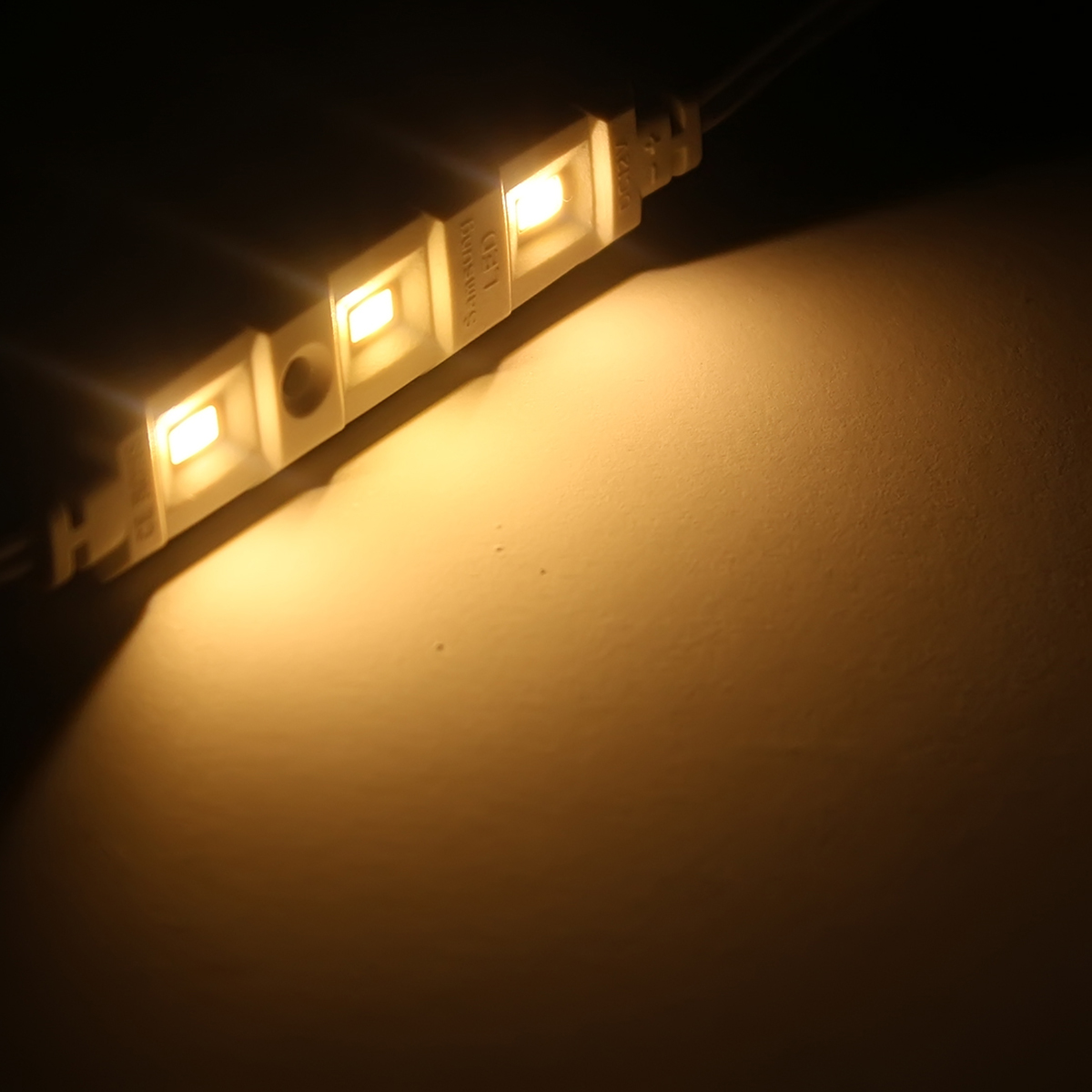 20X LED Module warmweiß 12V Werbetechnik Werbe Beleuchtung Leuchtreklame IP67 