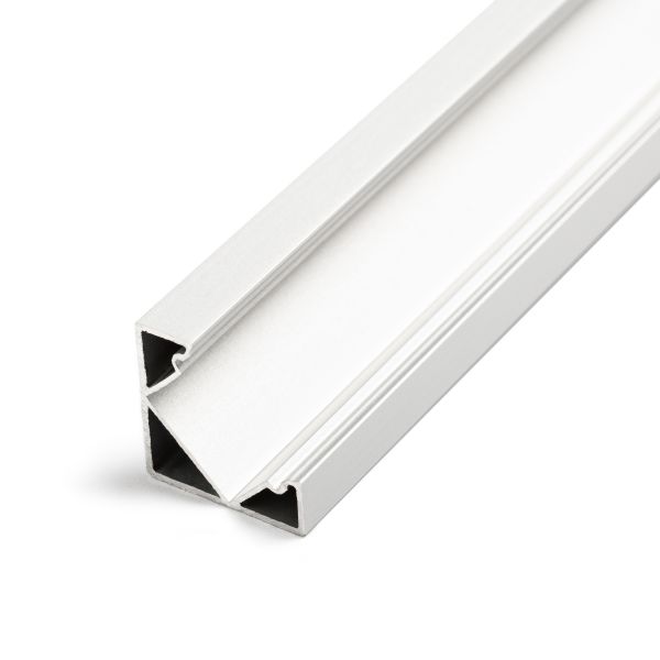Aluminium LED Eck Profil, 90°, 1,85 x 1,85cm