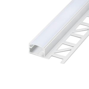 Aluminium LED Fliesenabschluss Profil in Wunschlänge, ideal, 1,7 x 1,1cm Aluminium LED Fliesenabschluss Profil in Wunschlänge, ideal, 1,7 x 1,1cm