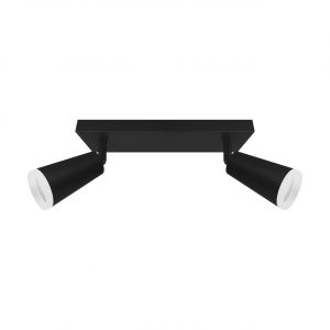 SANA 2 - Decken Spotleuchte in schwarz - Lichtfarbe: individuell wählbar SANA 2 - Decken Spotleuchte in schwarz - Lichtfarbe: individuell wählbar