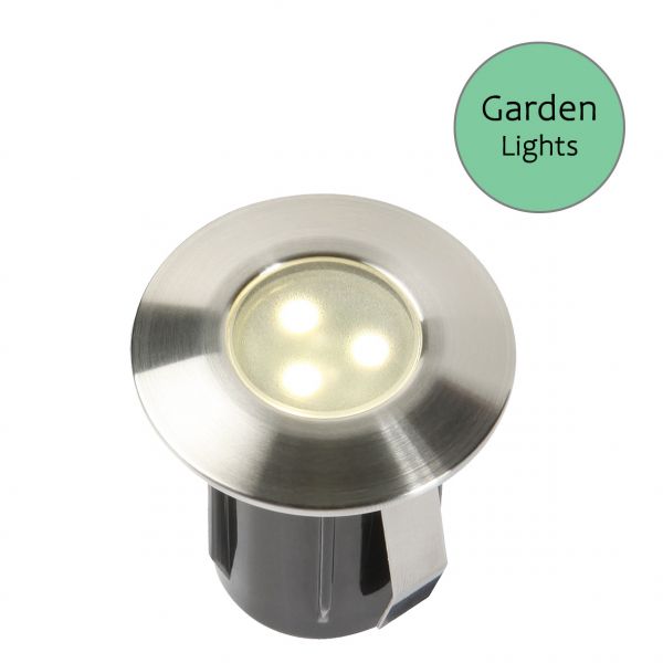 12V Einbaustrahler - Garden Lights - Birch, 0,5W, warmweiß, IP67