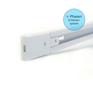 1-Phasen - Stromschiene - 230V - 2m - weiß 1-Phasen - Stromschiene - 230V - 2m - weiß