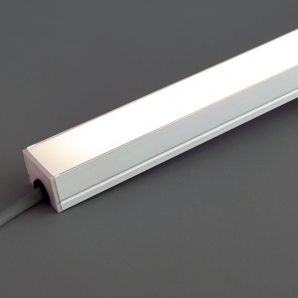 230V weiße Aufputz LED Leiste - Classic Maxi - neutralweißes Licht - diffuse Abdeckung, IP65