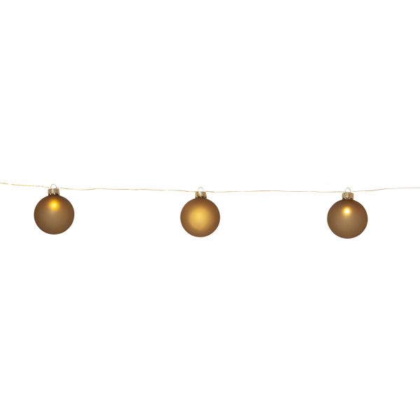 Bliss - Deko Lichterkette für innen - 1,6 m - 22 LEDs - Timer - Batteriebetrieb - Warmweiß
