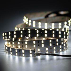 24V Double Line High-Power LED Streifen – weiß – 120 LEDs je Meter – alle 10cm teilbar 24V Double Line High-Power LED Streifen – weiß – 120 LEDs je Meter – alle 10cm teilbar