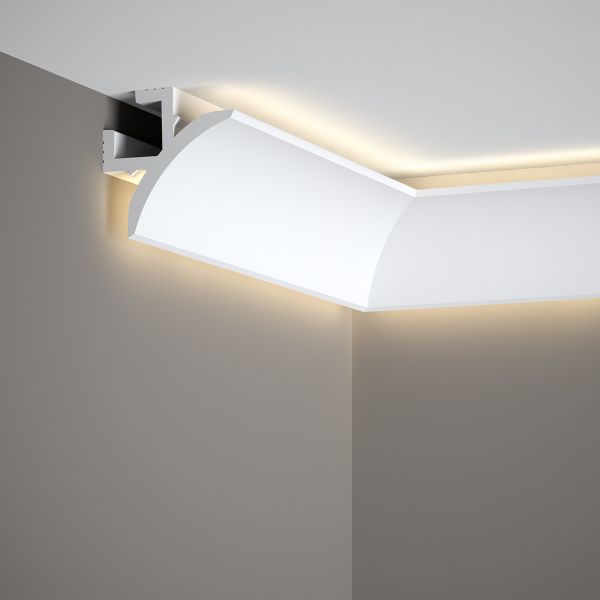 Mardom Decor, LED Stuckleiste, Deckenleiste, up / down light, 8,5 x 8,5 x 200cm