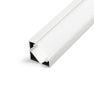 Aluminium LED Eck Profil in Wunschlänge, 90°, 1,85 x 1,85cm Aluminium LED Eck Profil in Wunschlänge, 90°, 1,85 x 1,85cm