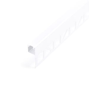 Aluminium LED Profil Fliesenabschluss, nach oben abstrahlend, weiß, 1,19 x 1,2cm Aluminium LED Profil Fliesenabschluss, nach oben abstrahlend, weiß, 1,19 x 1,2cm