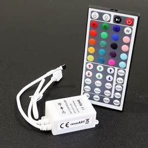 Infrarot LED Controller – RGB – mit IR Fernbedienung Infrarot LED Controller – RGB – mit IR Fernbedienung