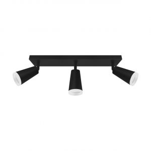 SANA 3 - Decken Spotleuchte in schwarz - Lichtfarbe: individuell wählbar SANA 3 - Decken Spotleuchte in schwarz - Lichtfarbe: individuell wählbar