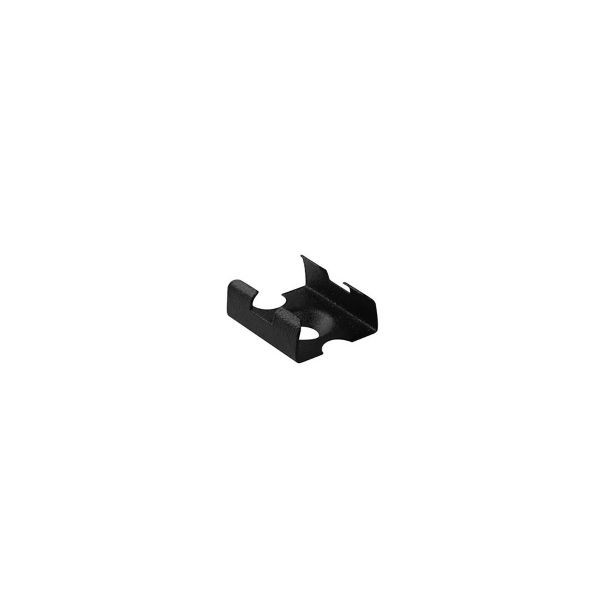 Klus, Wandhalter für Aluminium LED Aufputzprofil Regulor CC-104, schwarz