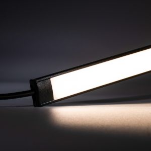 24V Black Line Slim Aluminium LED Leiste - COB - neutralweiß - diffuse Abdeckung 24V Black Line Slim Aluminium LED Leiste - COB - neutralweiß - diffuse Abdeckung