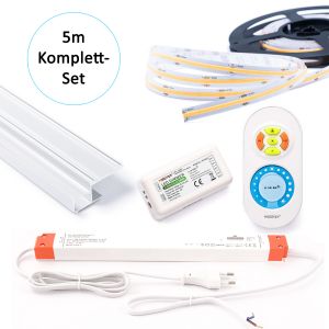 5m Aluminium Trockenbau Abschluss Profil mit 24V COB LED Streifen, Drywall End 5m Aluminium Trockenbau Abschluss Profil mit 24V COB LED Streifen, Drywall End