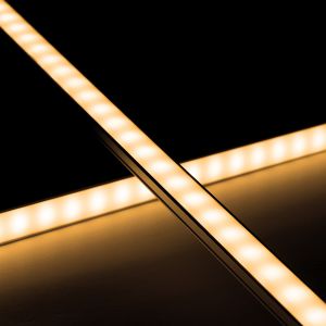 12V Slim-Line Aluminium High Power LED Leiste – warmweiß – diffuse Abdeckung 12V Slim-Line Aluminium High Power LED Leiste – warmweiß – diffuse Abdeckung